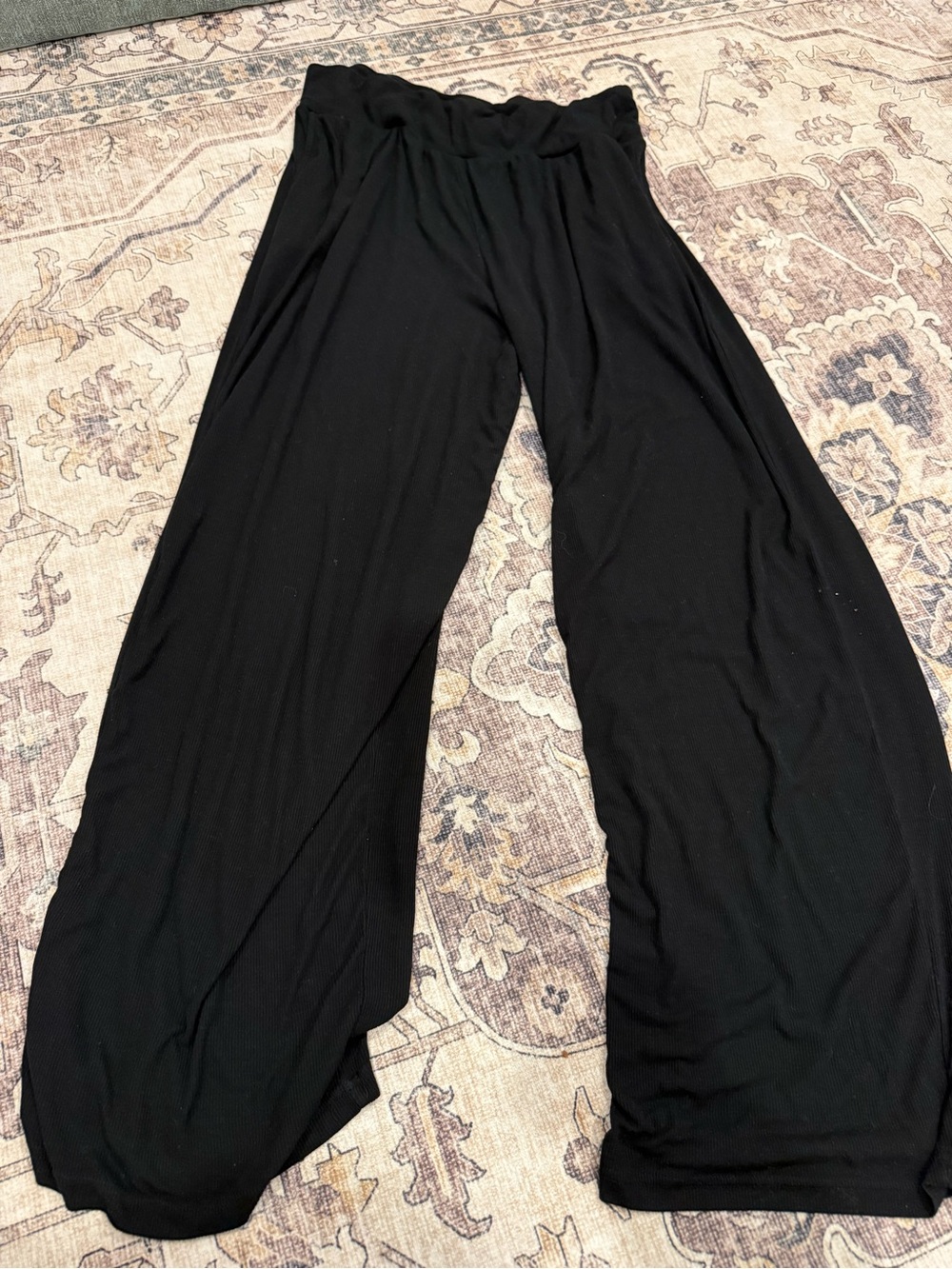 Cozy Earth Rib-Knit Bamboo Lounge Pant- large